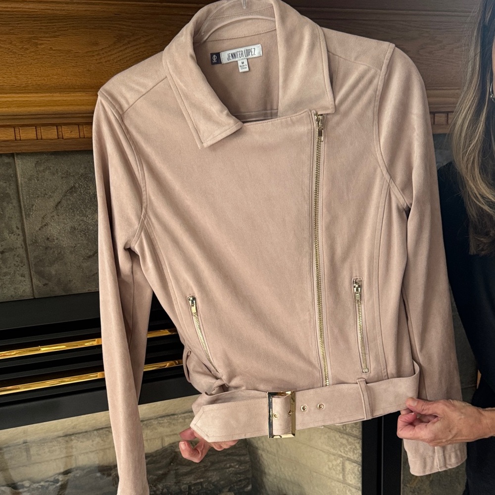 Andrew Marc Women's Beige Leather Jacket